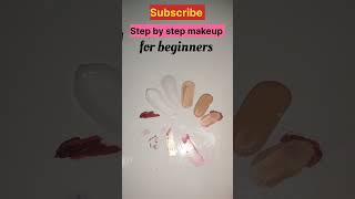 Step by step makeup for beginners [upl. by Odradlig]