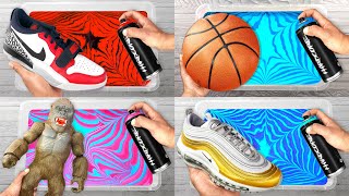 BEST of HYDRO DIPPING Compilation  Nike AIR Max 97  Basketball  King Kong  Air Jordan Sneaker [upl. by Grekin352]