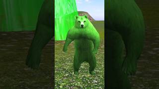 Long Slide Game With Bear 🐻 cartoon animation wildanimalgames bear [upl. by Iiette]