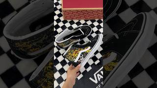 VANS SK8HI  BEAUTY SKULL BLACKTRUE WHITE vans vanssk8 vanssk8hi [upl. by Jobyna]