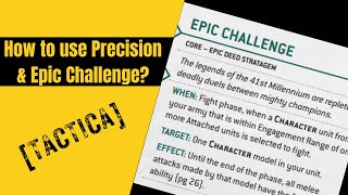 Precision and Epic Challenge Stratagem Warhammer 40k tactica [upl. by Avle174]