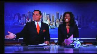 Regis Philbin walks in on live newscast [upl. by Adiol]