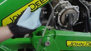 How to Change the Fuel Filter on a John Deere SubCompact Utility Tractor [upl. by Chaffinch]