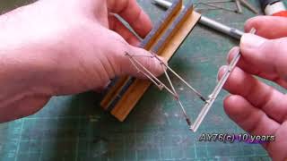 Building A Model Railway  Catenary Hangers [upl. by Remark794]