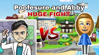 Tomodachi life poofesure and abby huge fight tomodachilife poofesure [upl. by Alo]