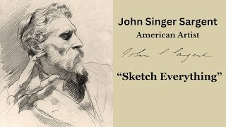 John Singer Sargent Drawings [upl. by Aduh]