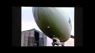 Airship Industries Skyship 600 maiden flight [upl. by Brena270]