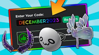 8 NEW CODES DECEMBER 2023 Roblox Promo Codes For ROBLOX FREE Items and FREE Hats UPDATED [upl. by Enirehtac]