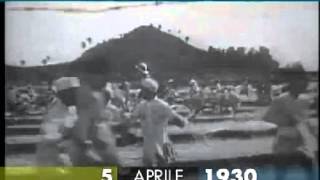 5 aprile 1930 La marcia del sale di Gandhi arriva a Dandi [upl. by Hahseram]