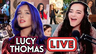 Lucy Thomas Hallelujah  Opera Singer REACTS LIVE [upl. by Yrruc]