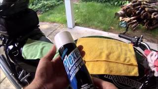 Motorcycle Plastic Care And Cleaning [upl. by Cassella]