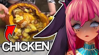 Tricky Reacts to CURSED FOOD [upl. by Anthia]