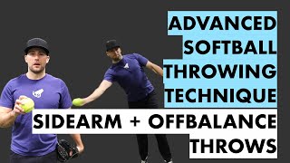 Throwing a Softball Sidearm  Advanced Mechanics amp Tips for Infielders [upl. by Yllop822]