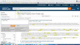 Finding Forms on Westlaw [upl. by Dloreh]