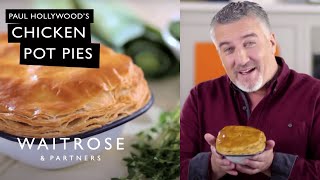 Paul Hollywoods Chicken Pot Pies  Waitrose [upl. by Dalli]