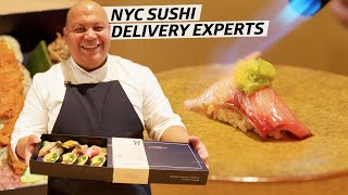 How an NYC Sushi Chef Prepares 300 Takeout Omakases — Omakase [upl. by Craig112]