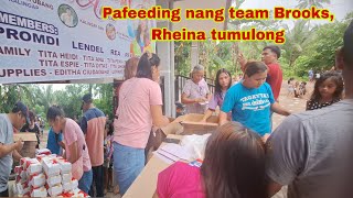 PAFEEDING NANG TEAM BROOKSRHEINA TUMULONG [upl. by Donia]