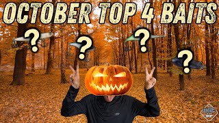 Top 4 MustHave Fall Bass Fishing Baits for October [upl. by Nolek291]