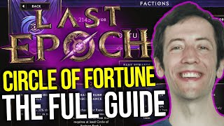 Last Epoch  Farm The Best Items With Circle Of Fortune [upl. by Arahset]