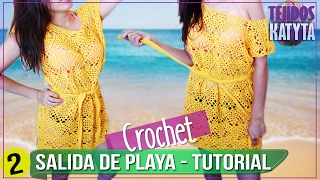 Salida de Playa en Crochet  Tutorial Paso a Paso  PARTE 2 DE 2 [upl. by Addiel783]