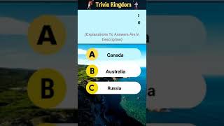 Geography Quiz 5 Questions 60 seconds trivia [upl. by Aiyotal]