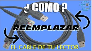 Como Reemplazar los Cables Dañados De tu Lector De Codigo De Barras para Punto de Venta [upl. by Keyek]