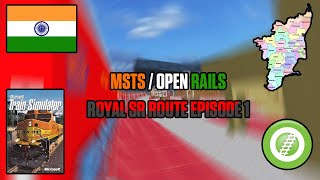 Route building progress  ROYAL SR ROUTE  Chord Line extension indianrailways msts [upl. by Josias]