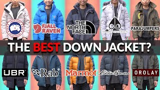 Which Brand Makes The BEST DOWN JACKET Warmth Test amp More [upl. by Fairlie]