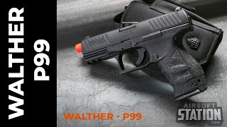 Walther P99 DAO CO2 Blowback Airsoft Pistol Overview [upl. by Aliuqahs]