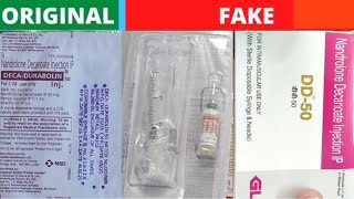 Nandrolone Decanoate injection ip  original vs Fake DecaDurabolin and DD50 [upl. by Acissaj]