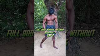 Full body workout without equipments day 8fitnesshomeworkoutworkoutstamilshorts [upl. by Atilol]