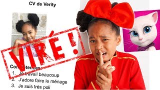 Verity est virée du job d’été de Talking ANGELA  c’est la PIRE EMPLOYÉE [upl. by Annahvas]