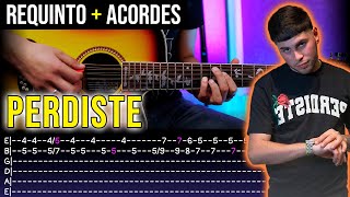 Perdiste🙄Galvancillo  Tutorial Requinto  Acordes 🎸Guitarra [upl. by Ahsila213]