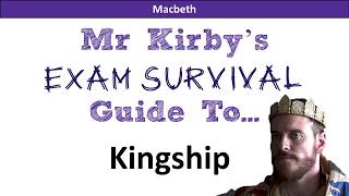 Mr Kirbys Macbeth Survival Guide  Kingship [upl. by Aelak]