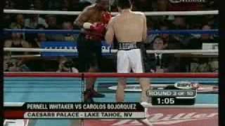 Pernell Whitaker vs Carlos Bojorquez [upl. by Arrakat]