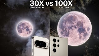 Google Pixel 9 Pro XL VS Galaxy S24 Ultra Live Zoom Test Comparison [upl. by Aicerg]