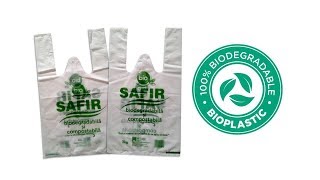 Biodegradable Bag Manufacturing Process [upl. by Nydnarb]