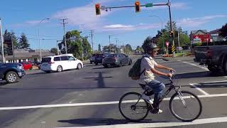 Driving in Courtenay BC Canada  Life in DowntownCity Centre  Vancouver Island Tour [upl. by Enia2]