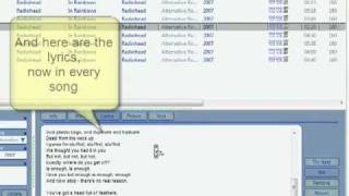 How to get lyrics for multiple songs at once using Mp3nity [upl. by Lenssen]