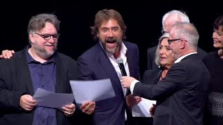 Xavier Bardem apre la decima edizione del Festival Lumière [upl. by Yhtimit141]