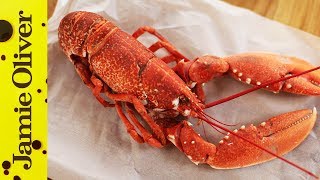 How To Prep Lobster  Jamies Comfort Food  Pete Begg [upl. by Reffinnej561]