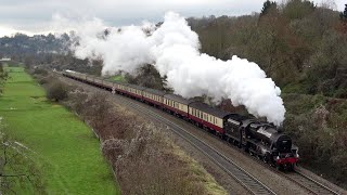 45231  ‘The Sherwood Forester  The Great Western Christmas Envoy  Dundas Aqueduct  051223 [upl. by Eam]