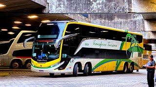 BOMBOU Ônibus Bonitos na Rodoviária de BH Réveillon 20232024 [upl. by Labanna]