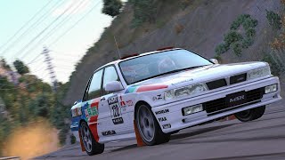 Galant VR4  Rally Catalunya  Assetto Corsa [upl. by Maddis]