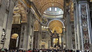 Pueri Cantores Rome 2023  New Year’s Day Papal Mass  Procession  Adeste Fideles [upl. by Sonitnatsnok]