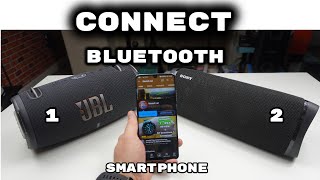 How To Connect Two Bluetooth SpeakersHeadphones To Smartphone [upl. by Lynnelle345]