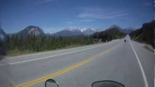 The Trans Canada Highway west of Field BC [upl. by Andie]