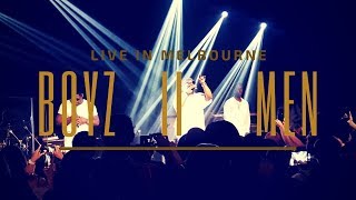 BoyzIIMen live in Melbourne 2018  nag try mag carpool karaoke [upl. by Nimrac]