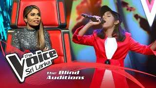 Amashi De Silva – Chakithaya චකිතය  Blind Auditions  The Voice Sri Lanka [upl. by Einberger]