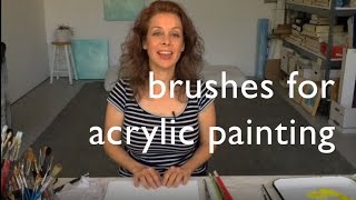 Brushes for Acrylic Painting [upl. by Pik]